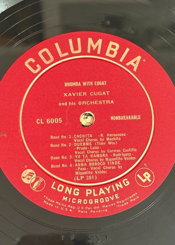 Xavier Cugat - Rhumba With Cugat Plak - Görsel 5