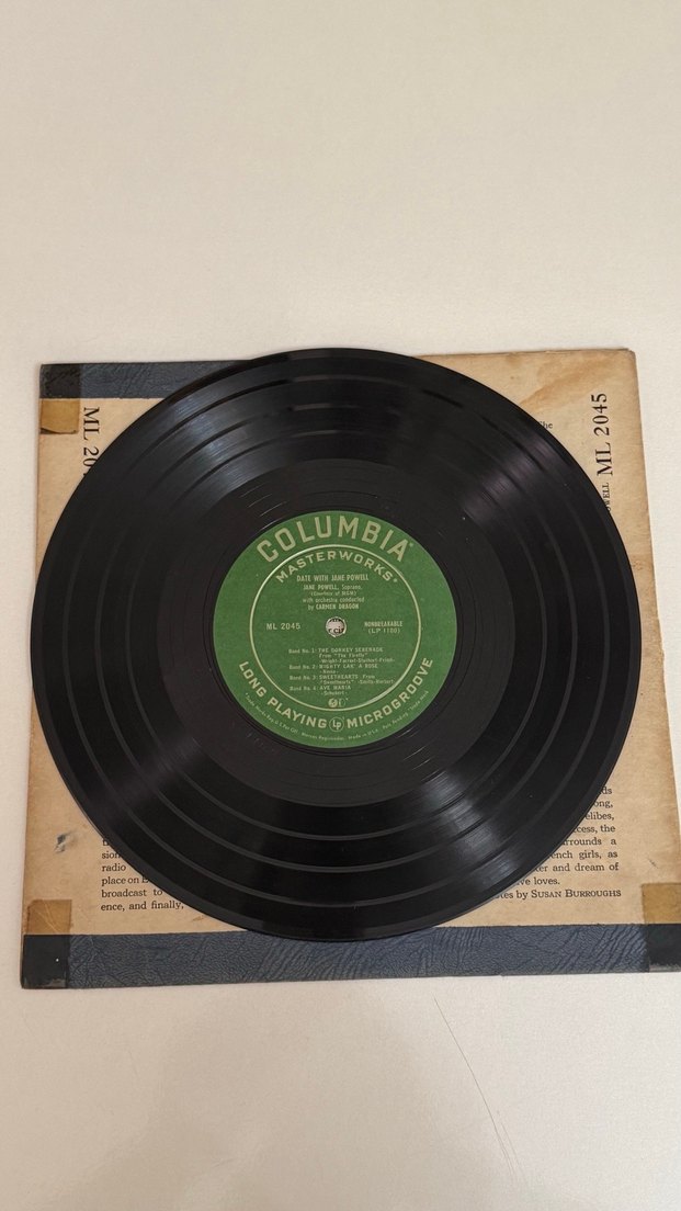 Jane Powell - Date With LP Albüm - Görsel 3