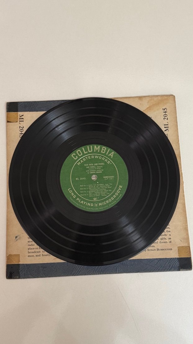 Jane Powell - Date With LP Albüm - Görsel 4