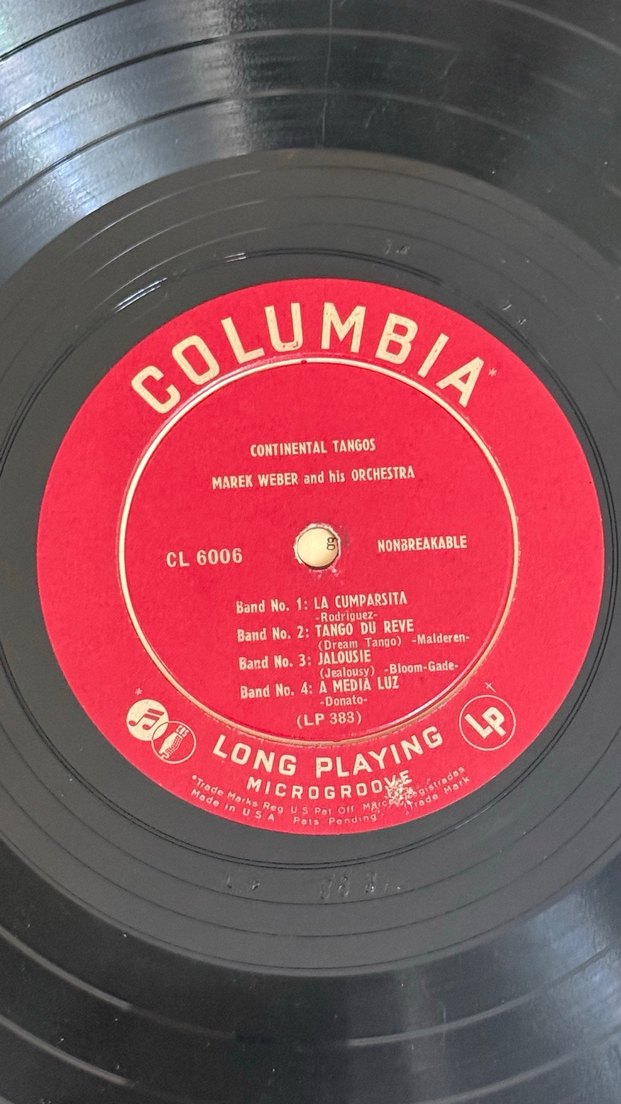 Marek Weber - Continental Tangos Plak - Görsel 5