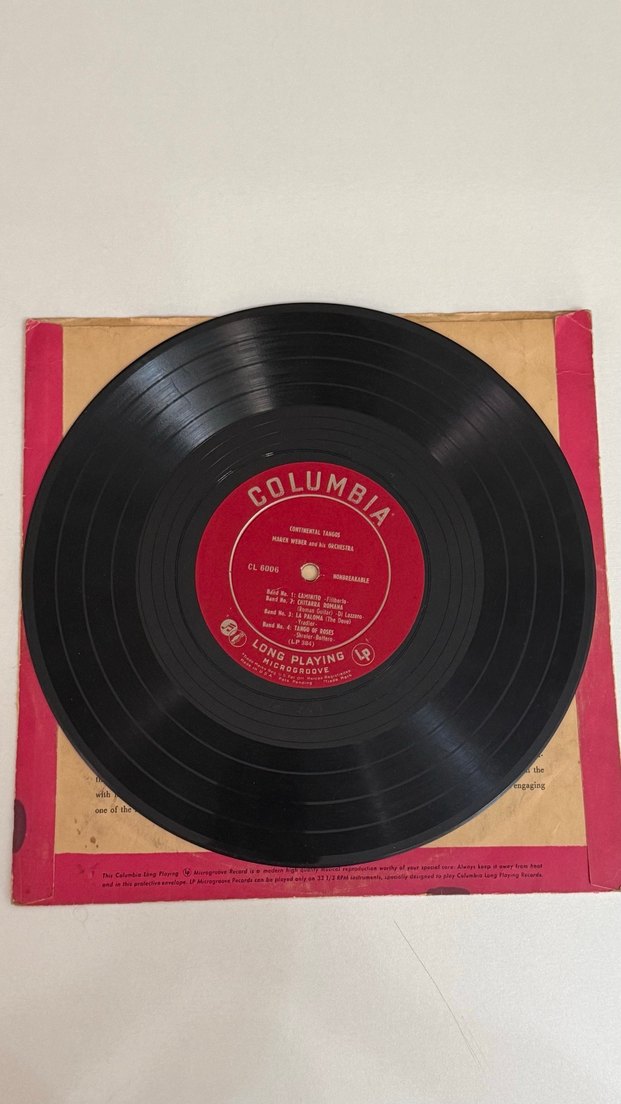 Marek Weber - Continental Tangos Plak - Görsel 3