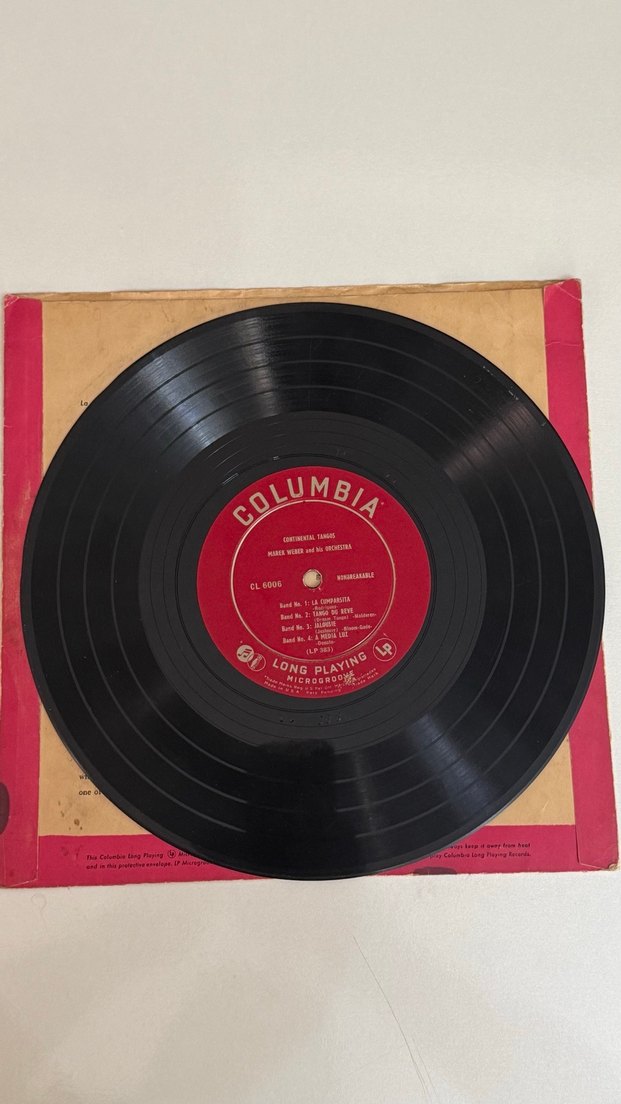 Marek Weber - Continental Tangos Plak - Görsel 4