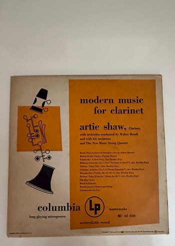 Artie Shaw Klarnet için Modern Müzik Albümü