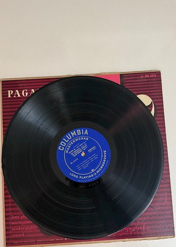 Francescatti ile Paganini ve Saint-Saëns Konçertoları LP - Görsel 3