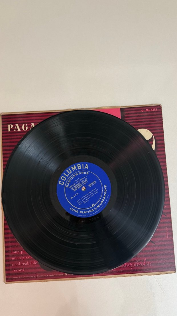 Francescatti ile Paganini ve Saint-Saëns Konçertoları LP - Görsel 3