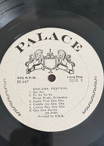 Cha-Cha Festival Albümü - Perez Prado - Görsel 5