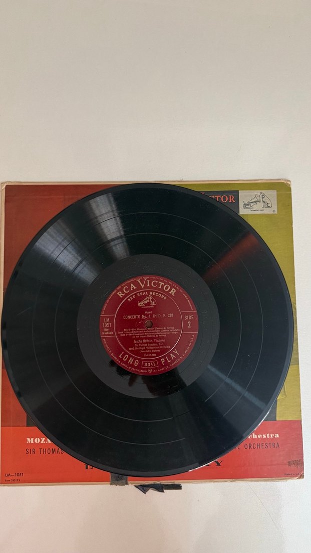 J.S. Bach Re Minör Konçerto - Jascha Heifetz - Görsel 4