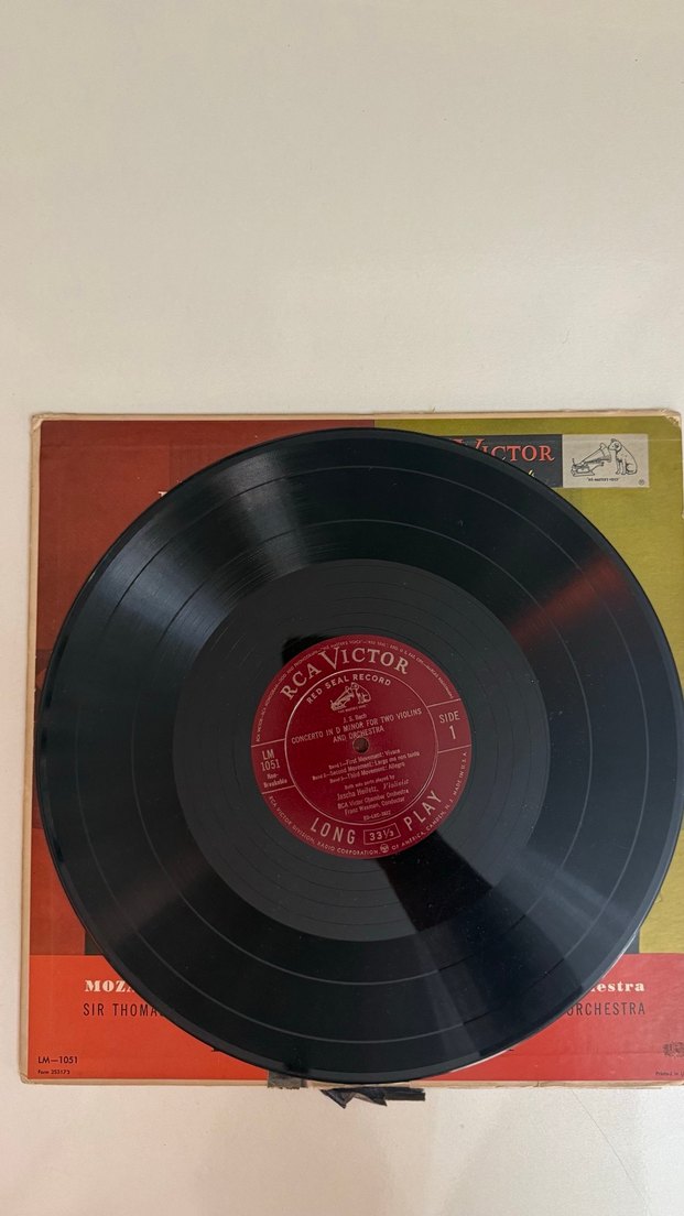 J.S. Bach Re Minör Konçerto - Jascha Heifetz - Görsel 3