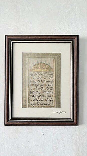 ORJİNAL EL YAZMA ALTIN YALDIZ