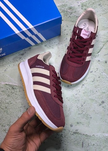 37 Beden bordo Renk Bordo Adidas Kadın Sneaker Spor Ayakkabı