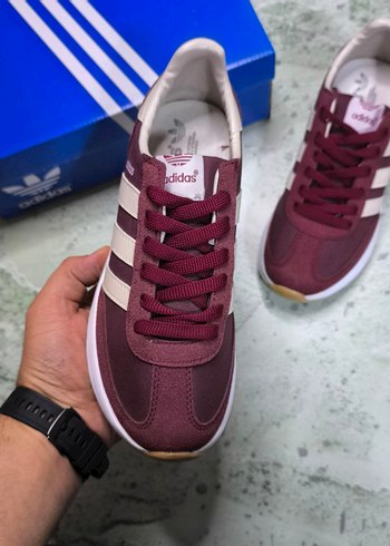 Adidas Bordo Adidas Kadın Sneaker Spor Ayakkabı