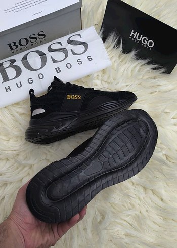 Hugo Boss Erkek Siyah Spor Sneakers - Görsel 5