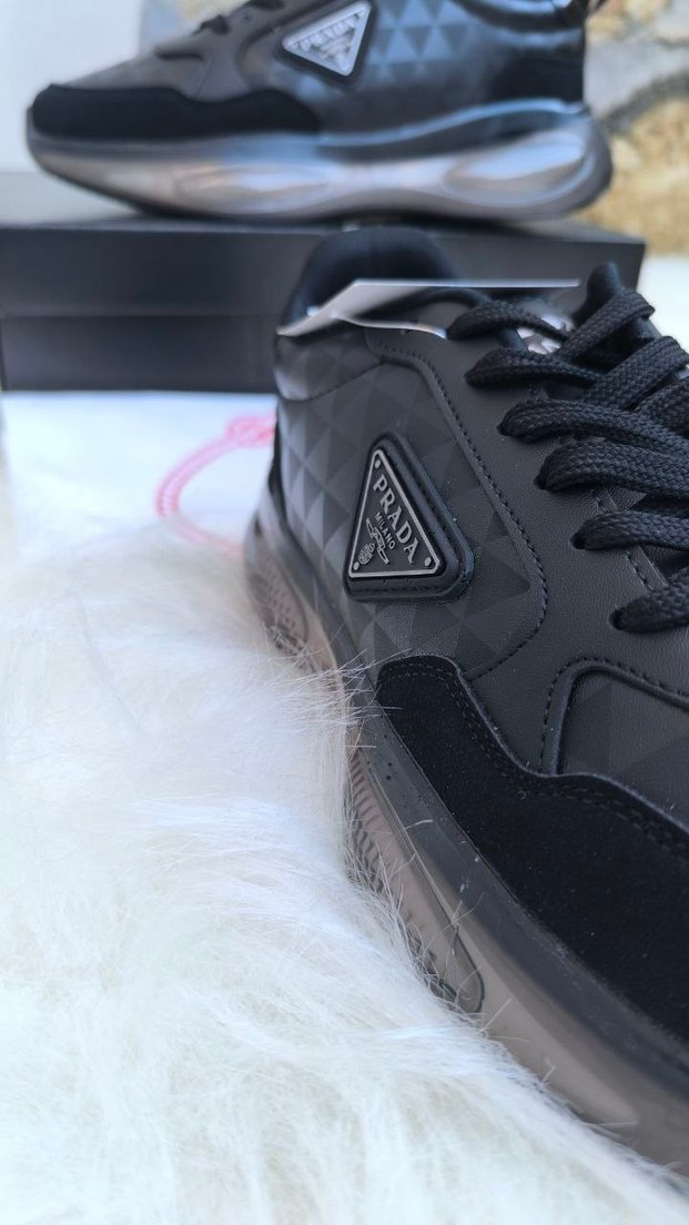Prada Siyah Erkek Sneakers - Görsel 3
