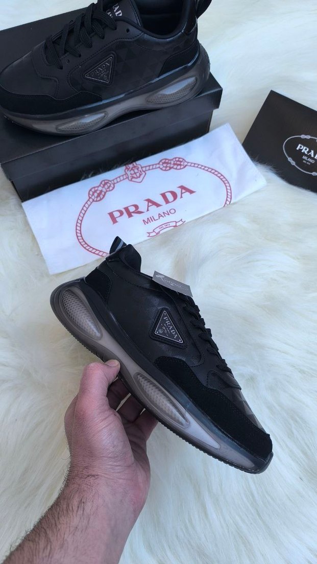 Prada Siyah Erkek Sneakers - Görsel 2