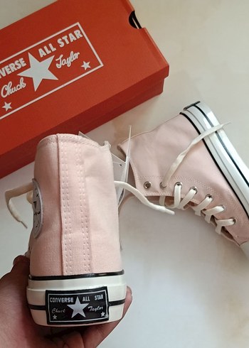 38 Beden pembe Renk Converse All Star Pembe Kadın Spor Ayakkabı