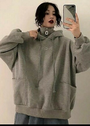 Gri Hoodie