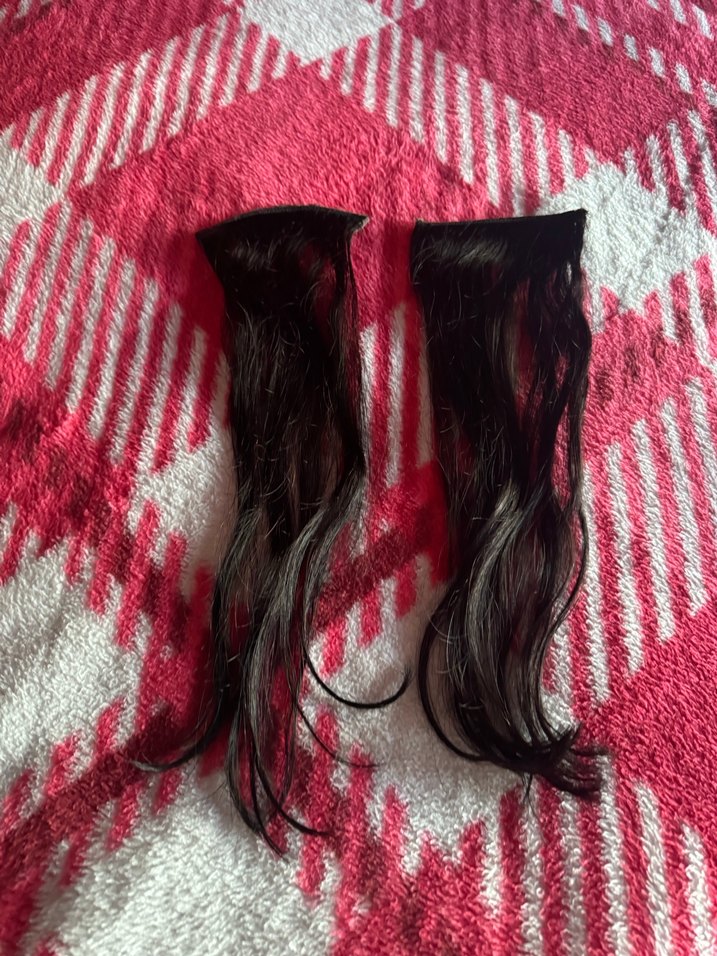 Gerçek saç yarım ay ıkı yan - Görsel 5