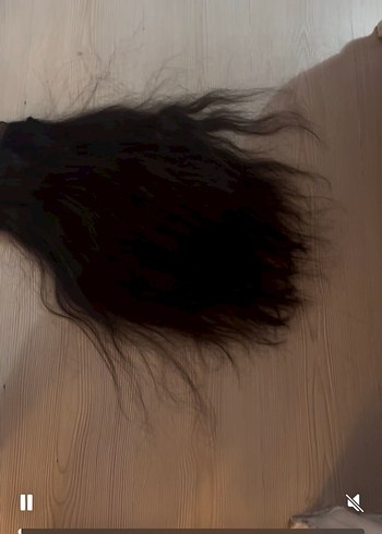 8 parça gür çıt çıt gerçek saç - Görsel 2