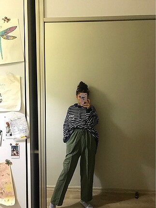 Vintage kumas pantalon