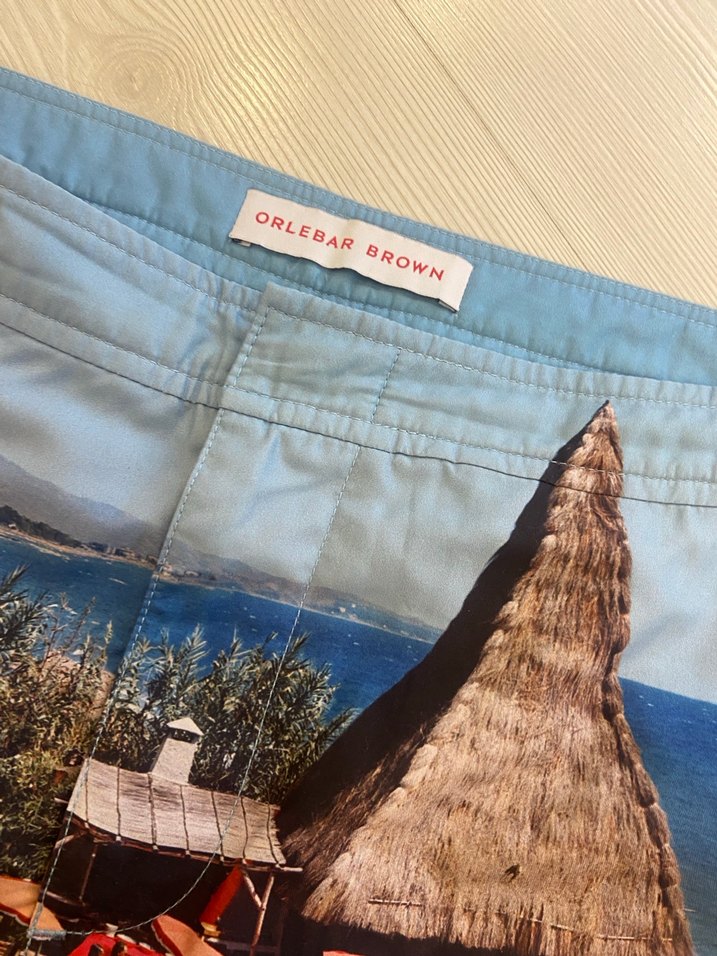 Erkek Mini Desenli Plaj Şortu - Görsel 2