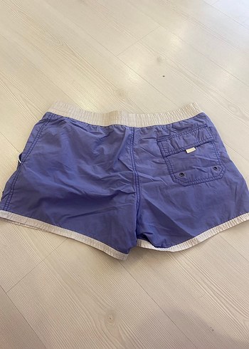 Mavi Kemerli Mini Erkek Deniz Şortu - Görsel 4