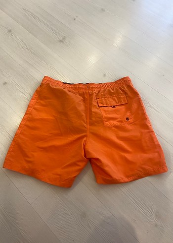 Turuncu Rahat Kesim Erkek Mini Şort - Görsel 2