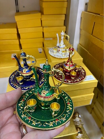 Taşlı mini sürahi takımı