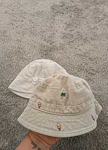 1-2 Yaş, 19 cm Beden Kız Bebek Şapka