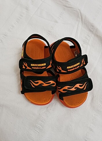 25 Beden turuncu Renk Skechers Erkek Çocuk Sandalet 