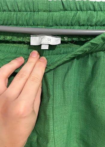 l Beden Düğmeli Kolsuz Keten Mini Kadın Takım
