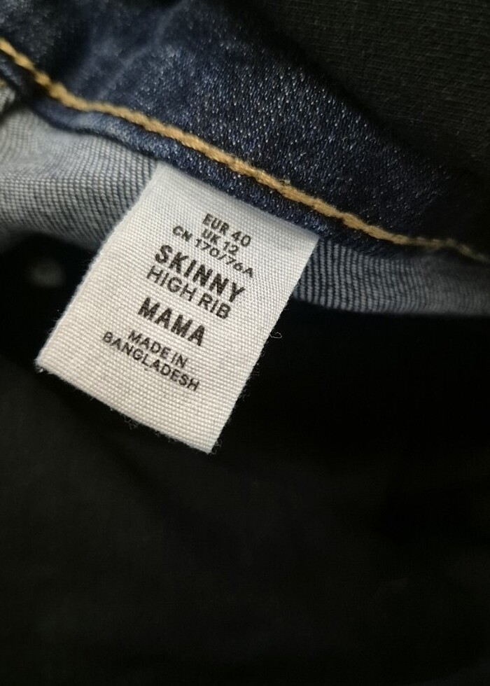 H&M hamile jean pantolon  - Görsel 3