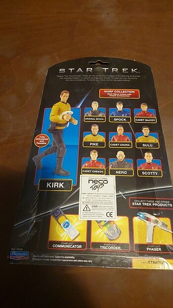  Star Trek Playmates NERO Sıfır kutusu açılmamış 