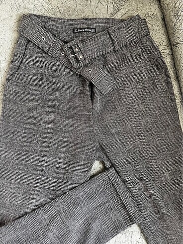 Havuç ekose pantalon