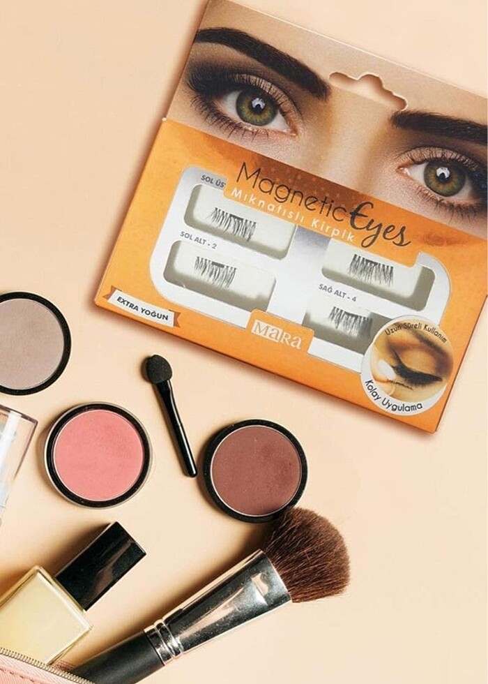 Mıknatıslı kirpik - Görsel 3