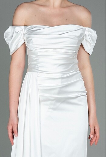 46 Beden Nikah elbisesi beyaz abiye elbise gelinlik