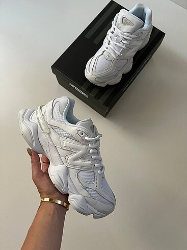 New Balance 9060 Triple White