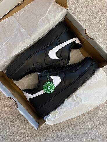 Nike Air Force 1 Low QS Black White (40-45 arası numaralar )