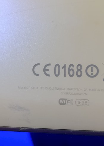  Beden Renk samsung n8010