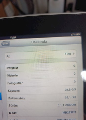  Beden Renk ipad 1