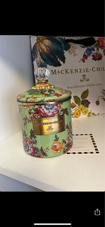 Mackenzie childs small boy kavanoz