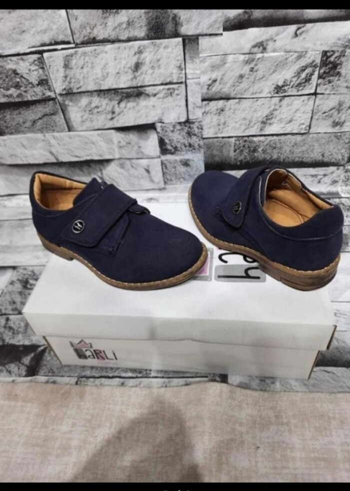 harli ortopedik süet cırtlı ayakkabı  - Görsel 2