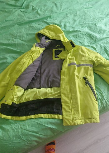 Sarı Fermuarlı Erkek Çocuk Ceketi - Görsel 7