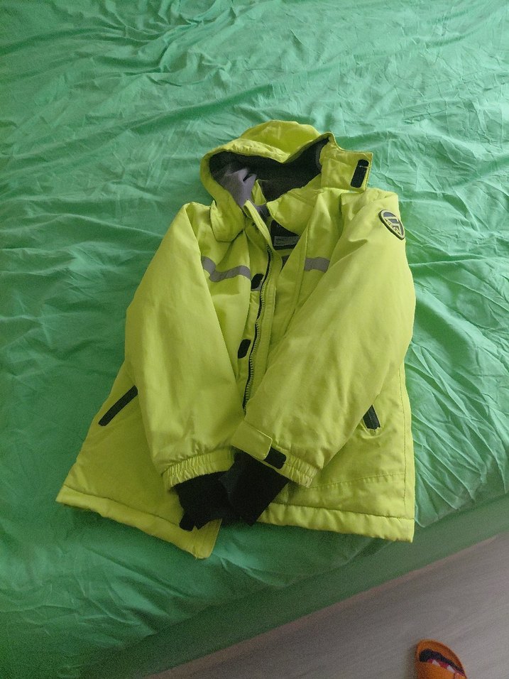 Sarı Fermuarlı Erkek Çocuk Ceketi - Görsel 5