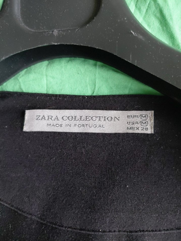 Siyah V Yaka Drapeli elbise - Görsel 3