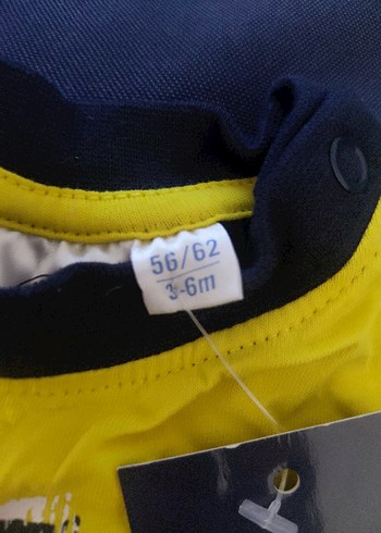 Erkek Çocuk Sarı Baskılı Kısa Kollu Tişört - Görsel 6