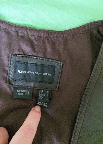 Kahverengi Deri Biker Kadın Yelek - Görsel 7