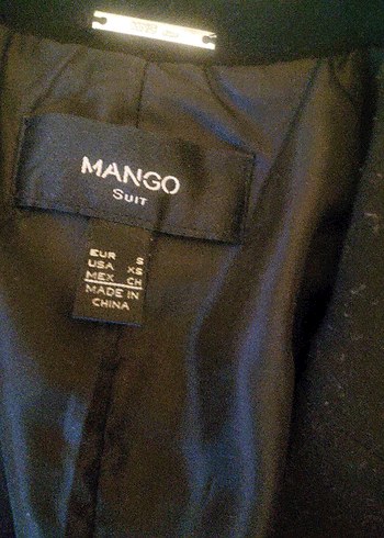 Düğmeli lacivert Kadın Blazer Ceket - Görsel 6