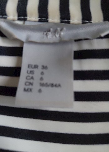 Düğmeli Siyah Beyaz Zebra Desenli Gömlek - Görsel 2