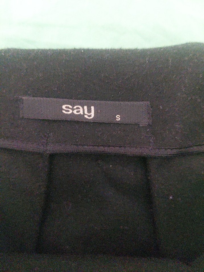 Fiyonk Detaylı Siyah Mini Etek - Görsel 2