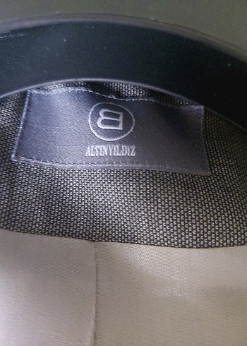 Gri kadin 3 lu takim elbise ceket pantolon etek - Görsel 8